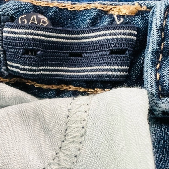 GAP Blue and Pink Star-Patterned Jeans - Picture 4 of 5